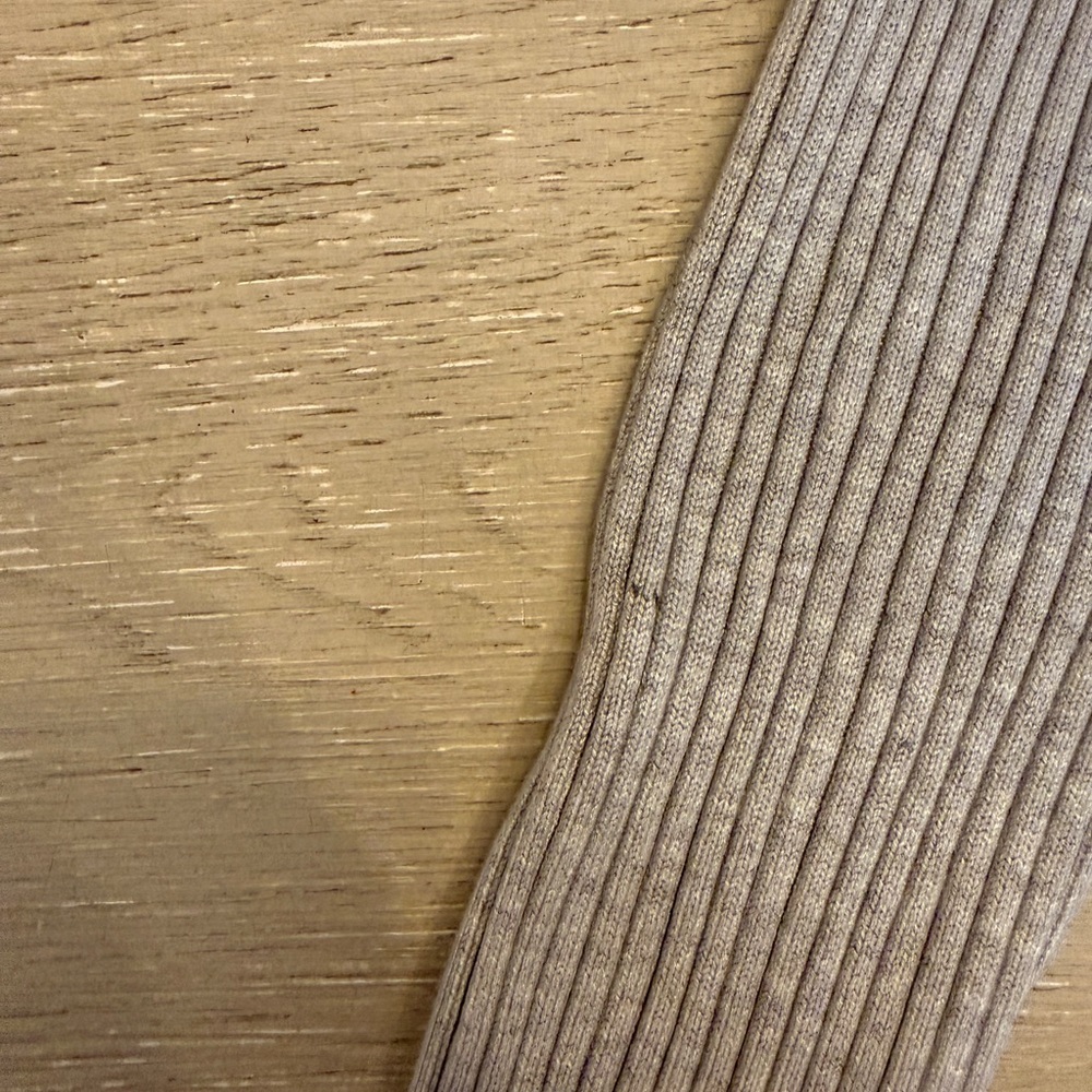 Lulu's Gray Long Sleeve Ribbed Sweater - Picture 5 of 8